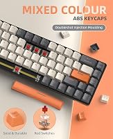 YINDIAO K68 60% Vezeték Nélküli Mechanikus Gaming Billentyűzet, Bluetooth 5.0/2.4GHz, 68 Gombos Kompakt Mini Billentyűzet Hot Swap Funkcióva 7