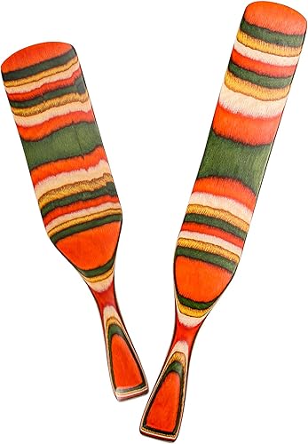 Spurtles - Herramientas de cocina, juego de utensilios de cocina de silicona, juego de utensilios de cocina de madera de Pakkawood, juego de