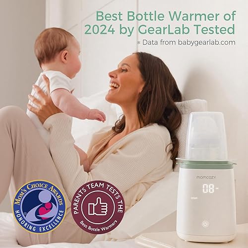Miniatura 9 de Momcozy Calentador de biberones, calentadores rápidos para todas las botellas con temporizador, control preciso de temperatura y apagado automático,