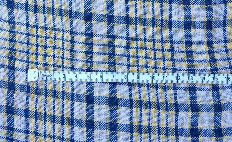Grey Heavyweight Plaid 100% Linen Fabric | Durable Material for Crafting and Home Decor | Durable & Versatile for Sewing, Upholstery, and More