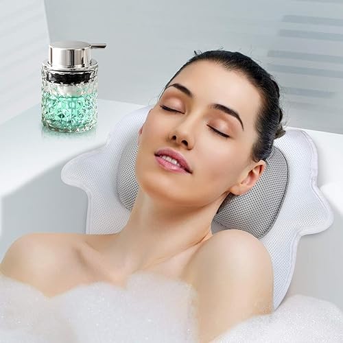 Miniatura 7 de MALACHI Dispensador de jabón de manos espumoso, dispensador de jabón de baño o dispensador de loción para cocina, dispensador de jabón de vidrio