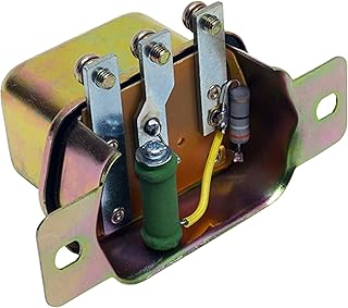 Red Hawk VOLT-0006 Voltage Regulator Compatible with/Replacement for Club Car 1984-1991, E-Z-GO 2-Cycle and Gas 1980-1994, Yamaha G1, G2 and G9, Gas 1978-1991 Golf Carts