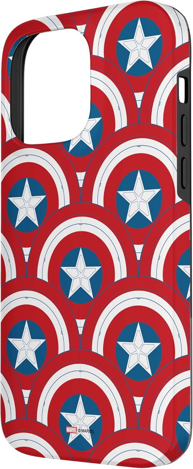 iPhone 14 Pro Max Marvel Captain America 4: Brave New World Shield Pattern Case