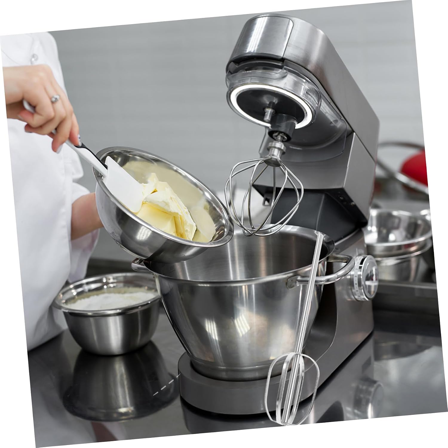 Electric Hand Mixer Whisk Attachment Long Stainless Steel Rod
