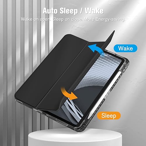 Miniatura 124 de Fintie Funda híbrida delgada para iPad Air de 11 pulgadas M3 (2025) / M2 (2024), iPad Air 5ª (2022) / 4ª generación (2020) de 10.9 pulgadas, funda a