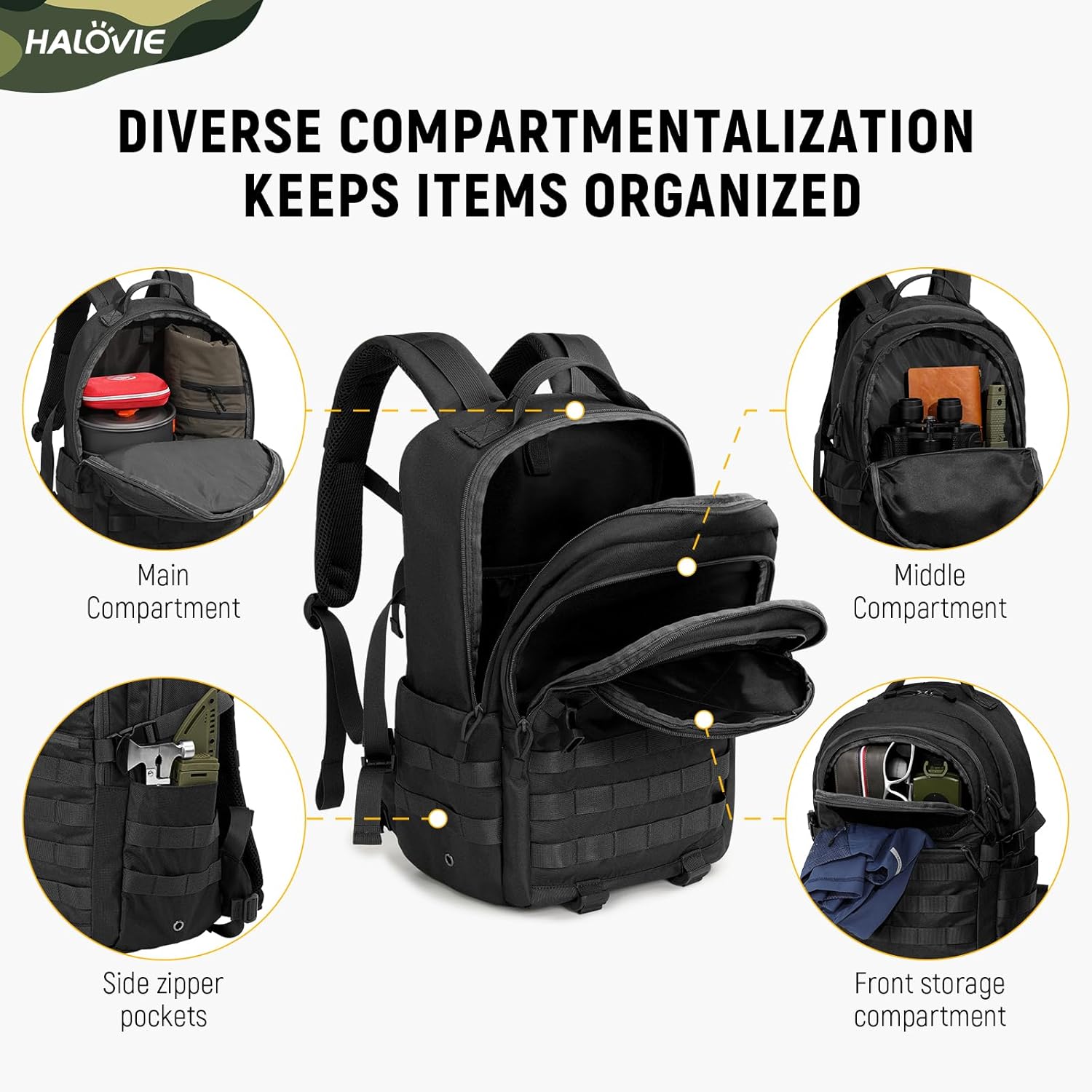 HALOVIE Tactical Backpack Review: Perfect for Outdoor Adventures!