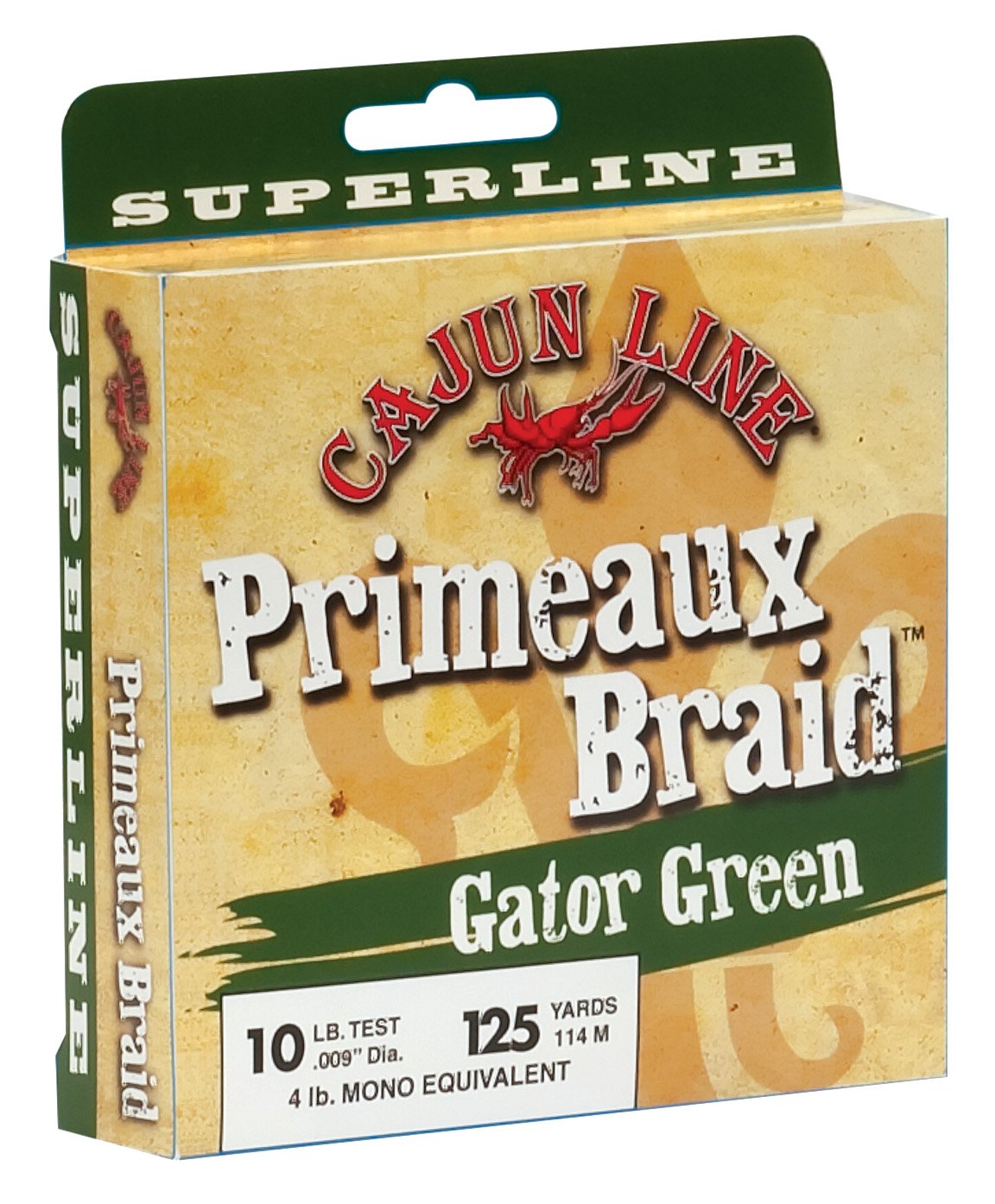 Cajun Braid Green Gator Fishing Line Filler Spool (20-Pound/125-Yard)