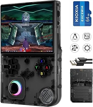 RG40XX V Handheld Game Console RG 40XXV 4.0 IPS Screen with 64G TF Card Pre-Installed 5223 Games Supports 5G WiFi 4.2 Bluetooth Online Fighting,Streaming and HDMI Retro Emulator RG40XX