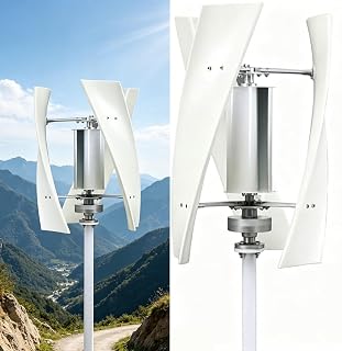 5000W Windkraftgenerator Kit, 3 Phasen Vertikale Turbine mit Intelligenter Steuerung für Hausenergie, geräuscharmer Permanentmagnet 12V 24V 48V System
