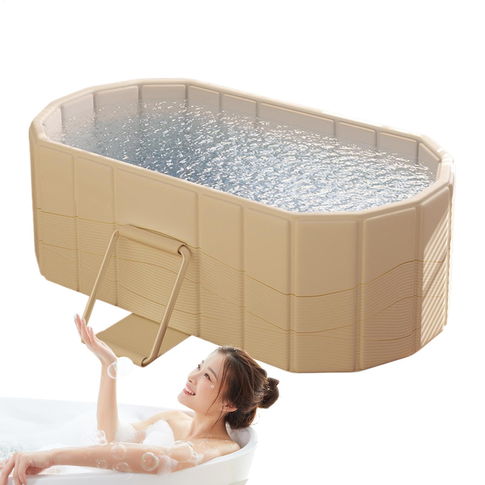 Sauna Bathtub for Adults: Portable Bathtub, Constant Temperature, Free Installation | Non Inflatable Hot Ice Bathtub Non Inflatable Keep Temperature, Adult Bathtub