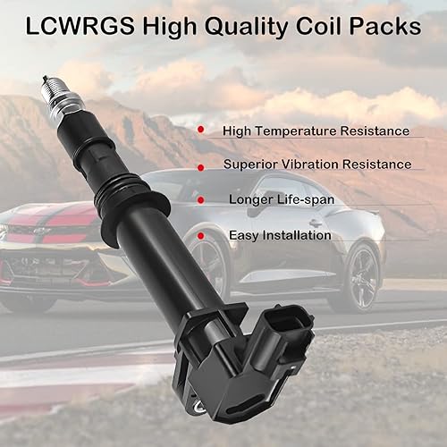 Miniatura 2 de Juego de 6 bobinas de encendido y bujías para Jeep Liberty Cherokee KJ Commander Dodge Nitro Durango Dakota Ram 1500 2002 2003 2004 2005 2006 2007