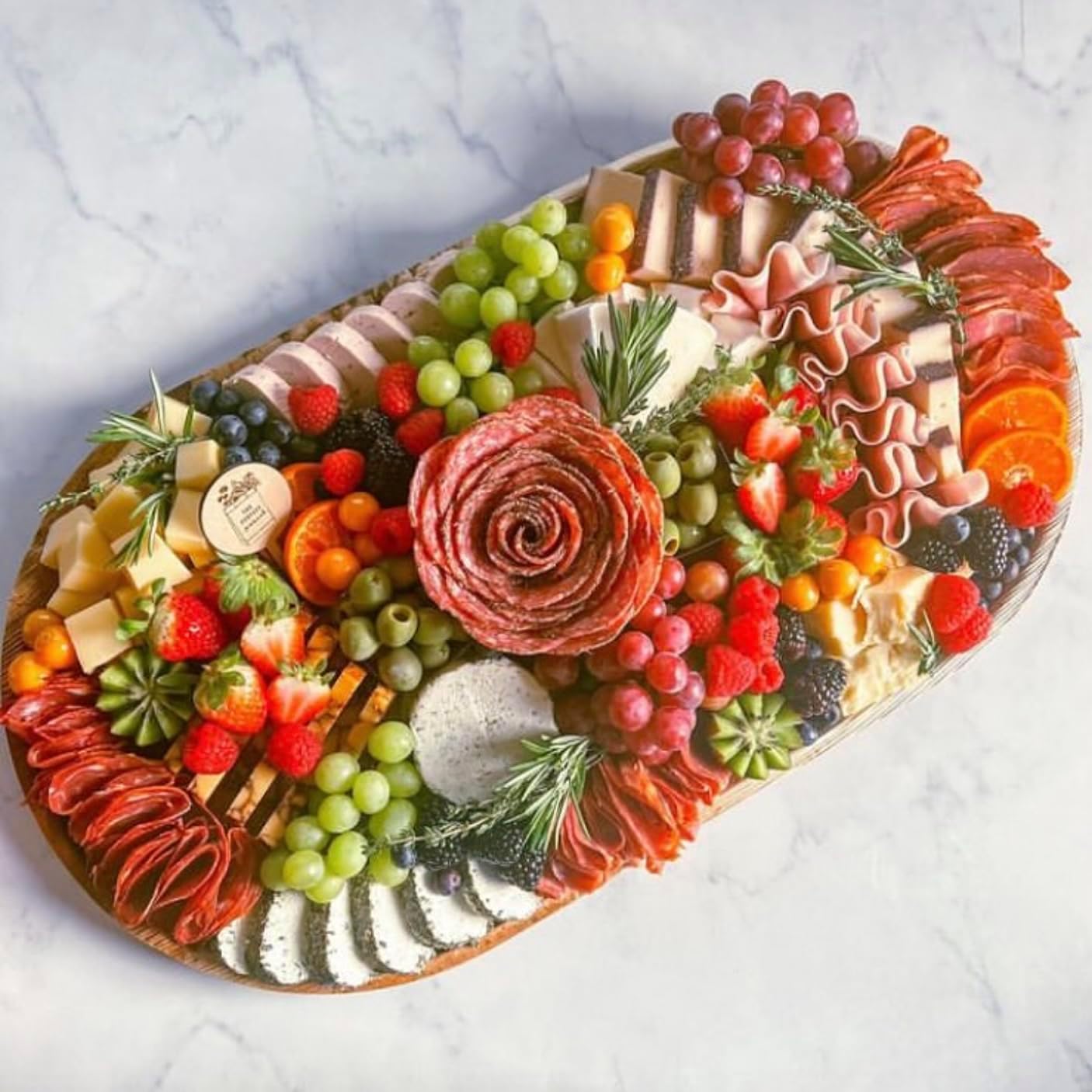 FOOGO Green 20 Vassoi Monouso Foglia di Palma, Ovali 56x30cm, Pizza | Biodegradabili e compostabili, resistenti a cibi caldi e unti, finitura naturale, per buffet, pizza e aperitivi