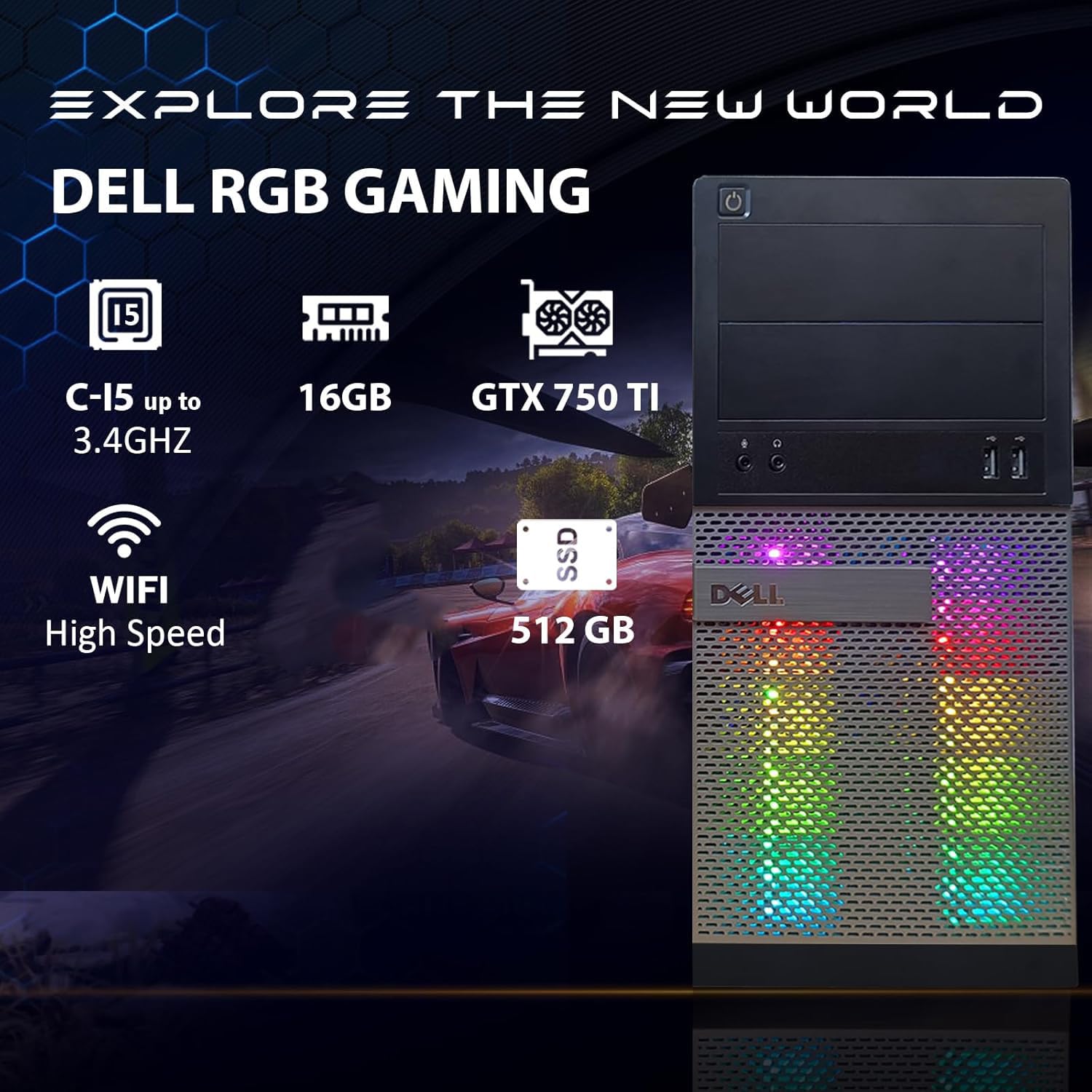 Amazon.com: Dell RGB Gaming OptiPlex Desktop PC Computer, Intel
