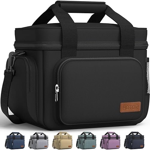 HOTOR Lunch Box for Men and Women - Leak-Proof Insulated Lunch Cooler Bag