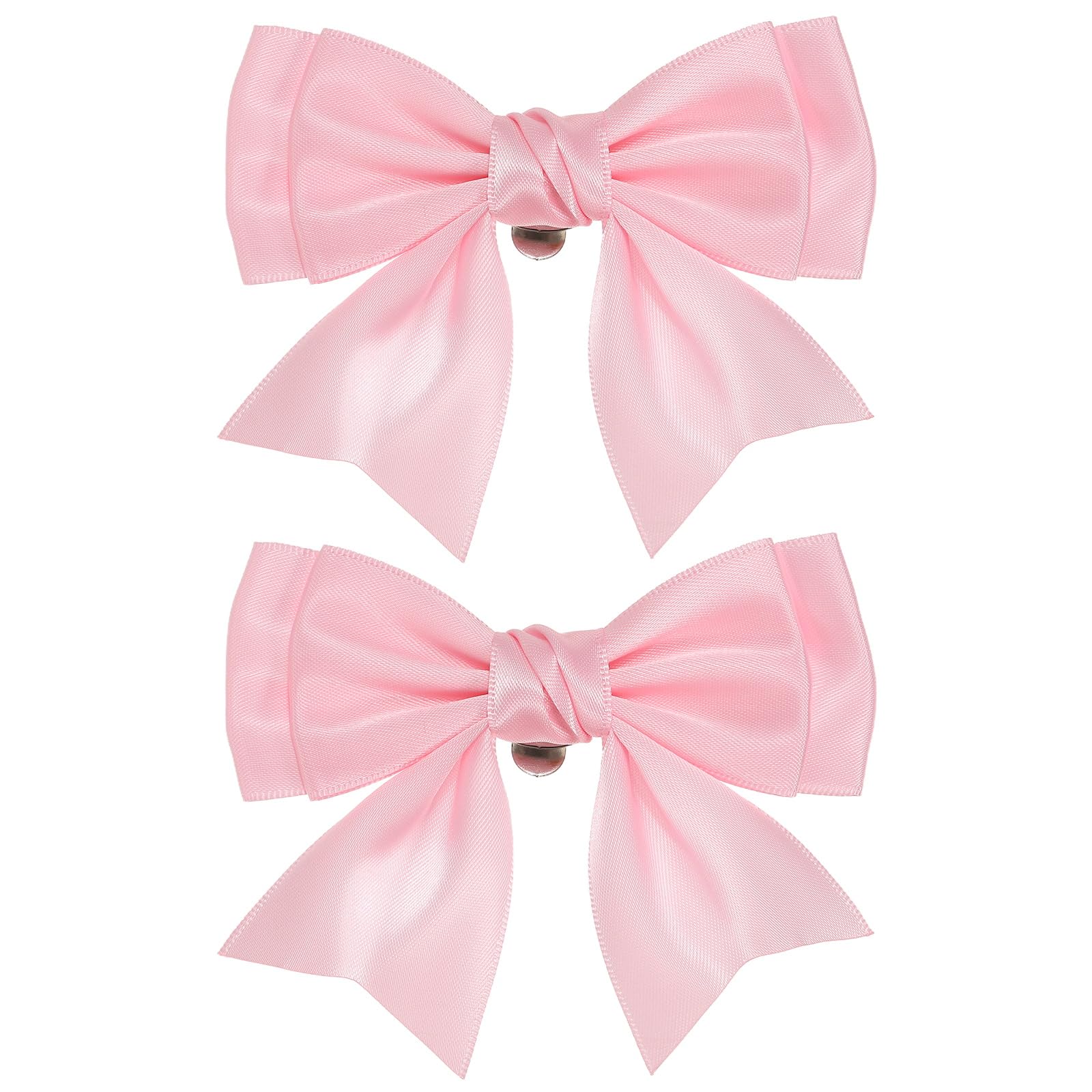 PATIKIL Shoe Clips with Bow for Women, 2 Pieces Detachable Satin Elegant Shoe Clips with Bow, Cute Shoe Buckle Ornament for Wedding, Party, Decoration, Black — view 11