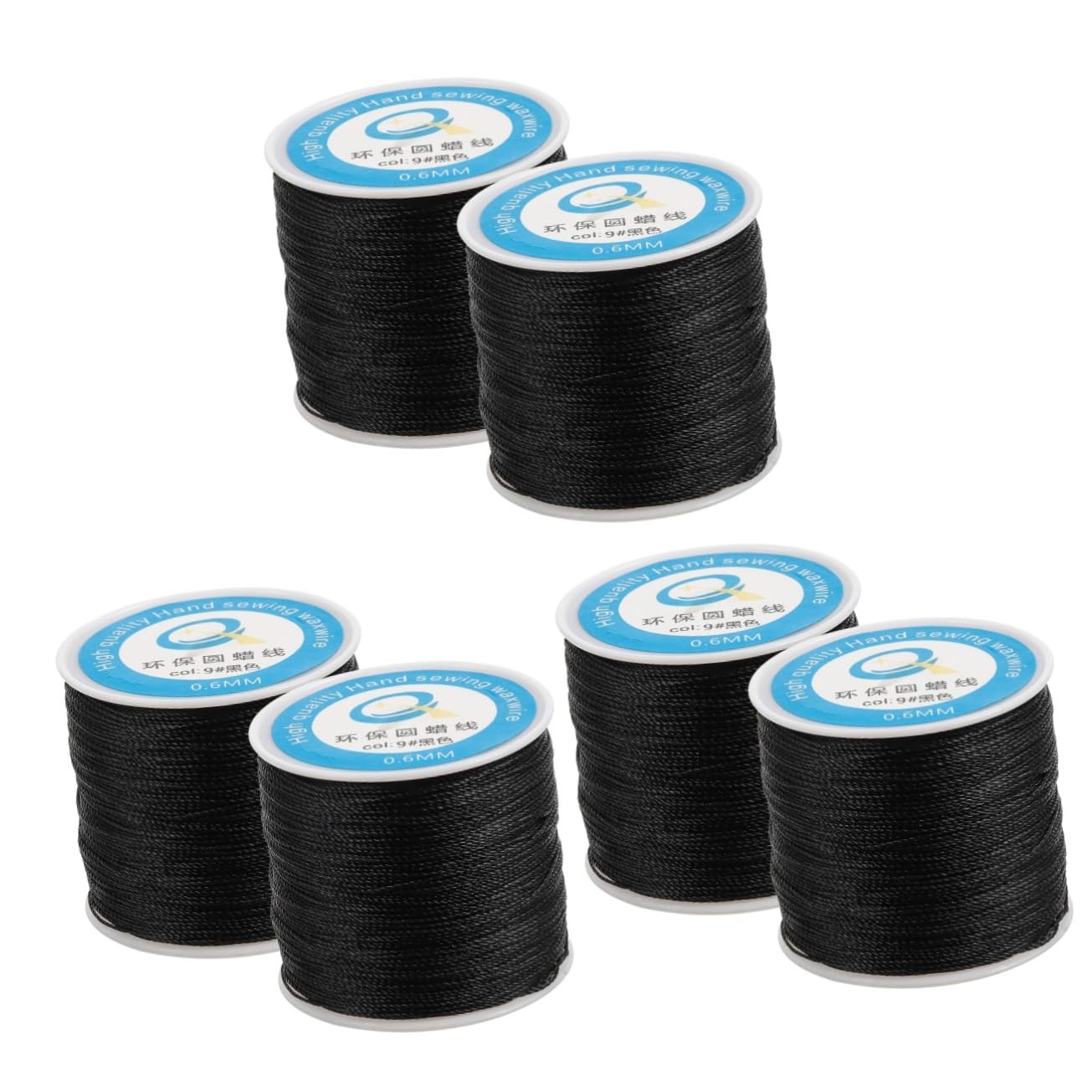 Operitacx 6pezzi Filo Cerato Per Cucito Resistente e Durevole Per Lavori Artigianali e Riparazioni Pelle Per Bracciali Fai Da Te e Progetti Di Cucito