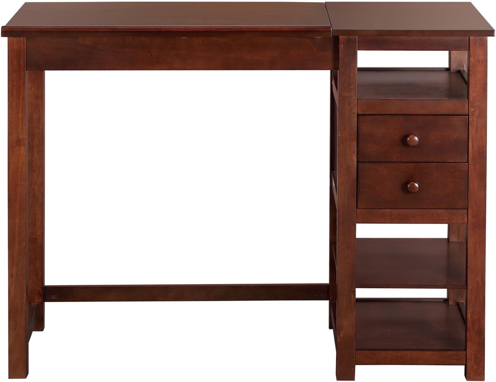 Dorel Living Drafting and Craft Counter Height Desk, Espresso