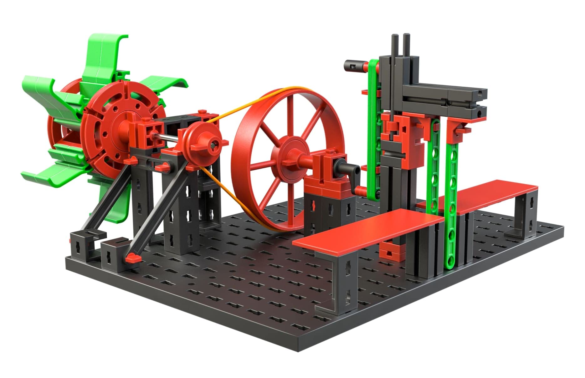 fischertechnik Profi Green Energy 559879 – Kit di Costruzione per Bambini, Gioco educativo sull'energia rinnovabile, 14 Modelli, dai 9 Anni in su