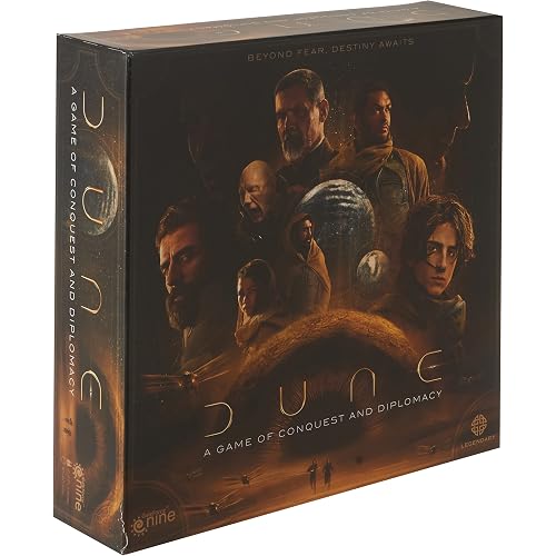 Gale Force Nine: Dune, A Game of Conquest and Diplomacy, Science Fiction Board Game, 30 to 60 Minute Play Time, 2 to 4 Players, for Ages 12 and up