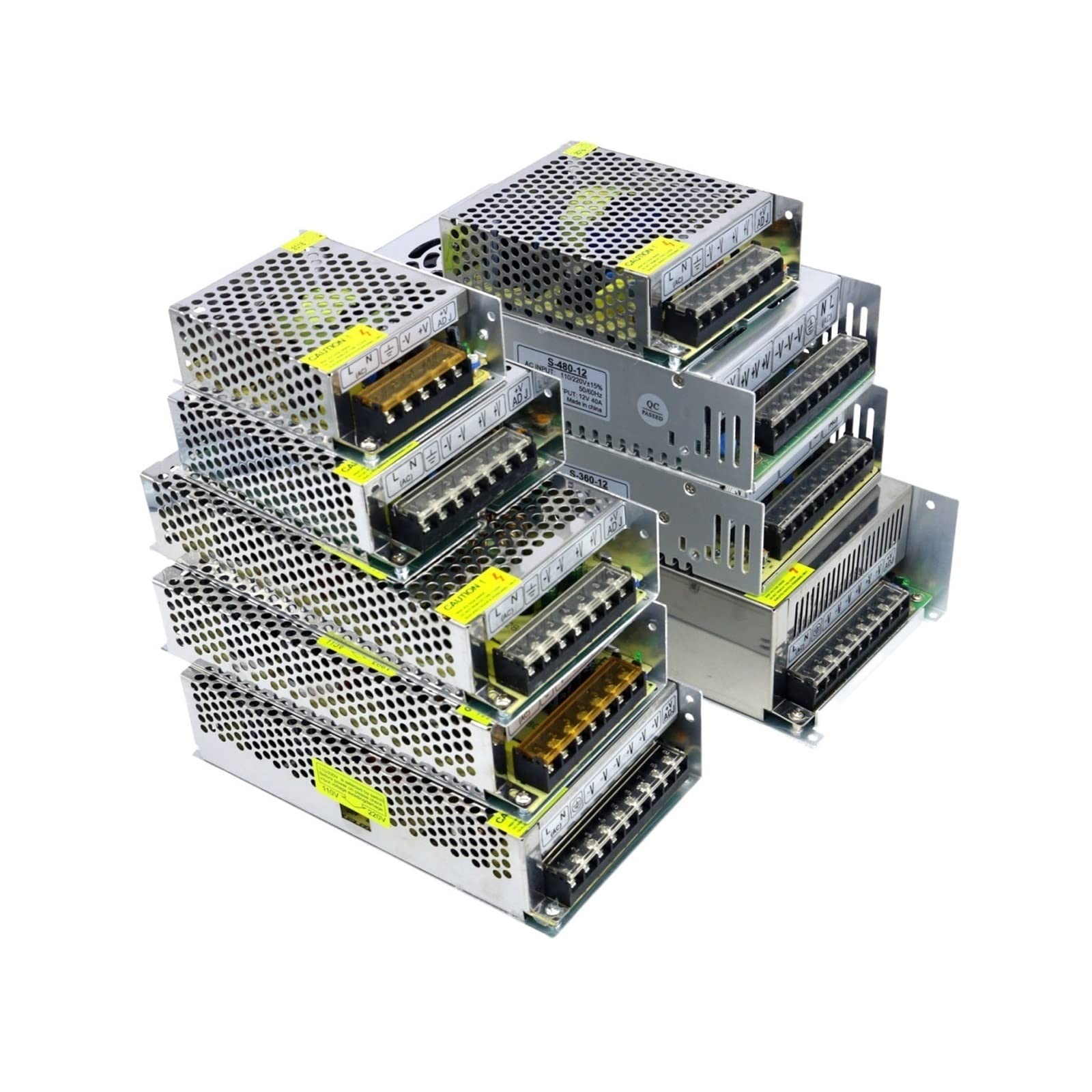 Alimentatore a commutazione CC regolato universale a 12V 60W 100W 120W 150W 360W 500W 600W 1000W(12V-66.7A-800W)