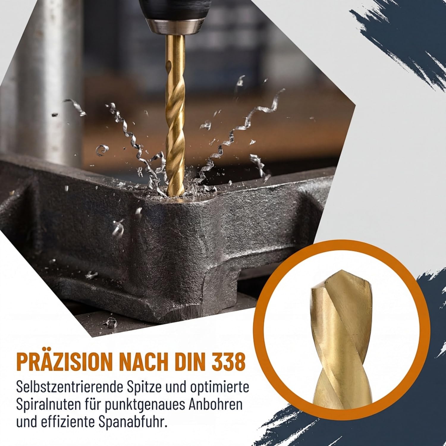 Lot de 230 forets hélicoïdaux HSS 1-10 mm pour acier