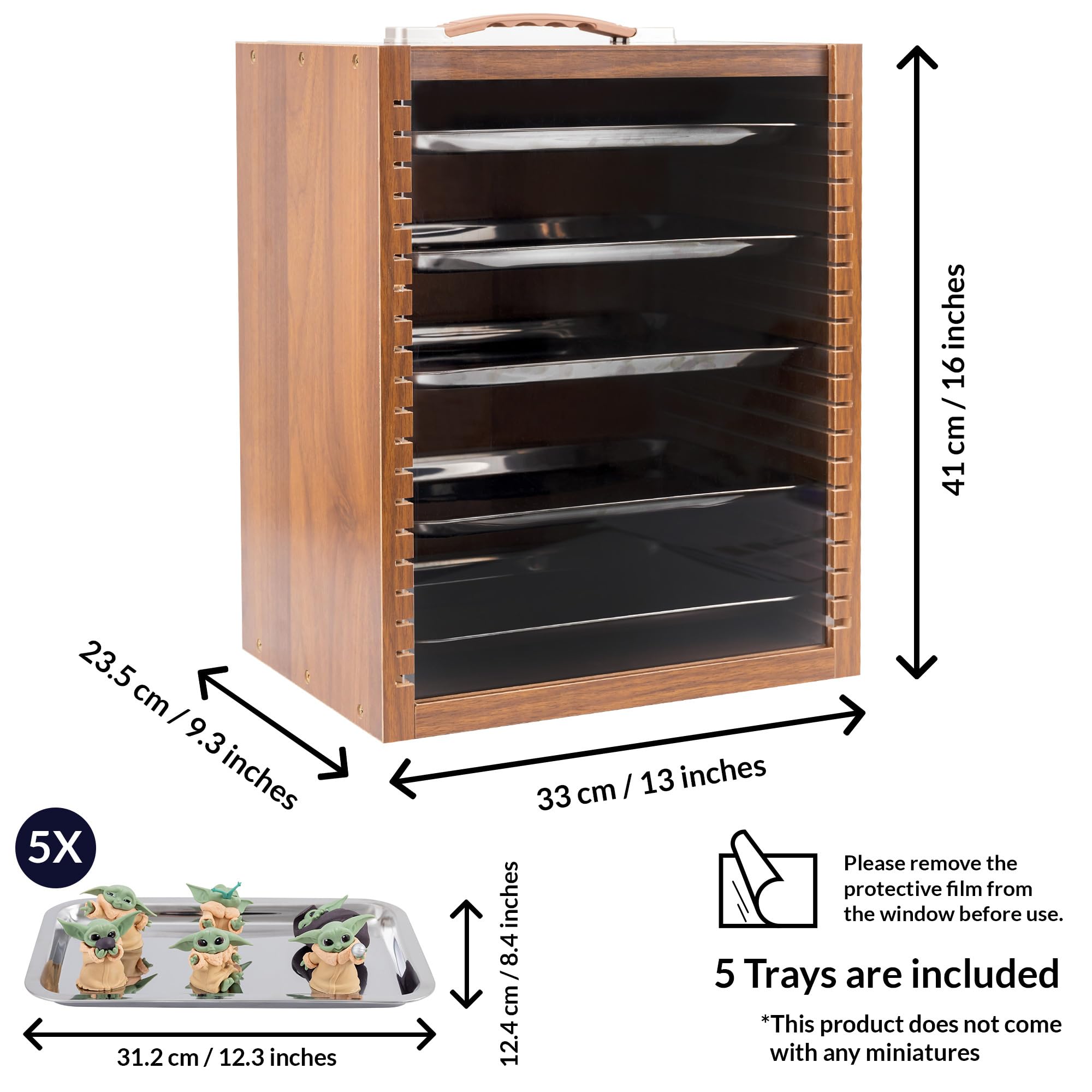 Valigetta Da Esposizione Per Oggetti Da Collezione | Conservate Le Vostre Figurine Da Collezione | Valigetta Per Miniature | Valigetta Da Trasporto Per Miniature | Miniature Storage Case V2
