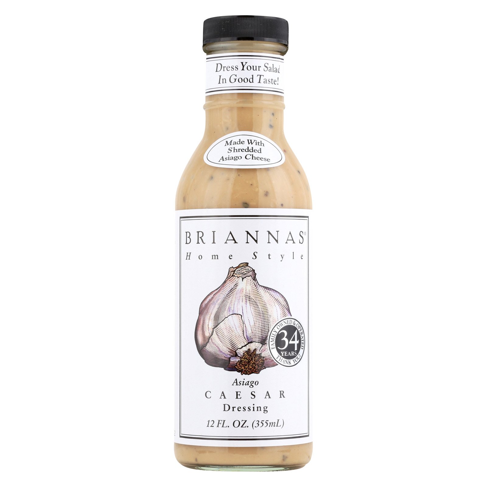 Briannas, Dressing Caesar, 12 Fl Oz (Pack of 6)