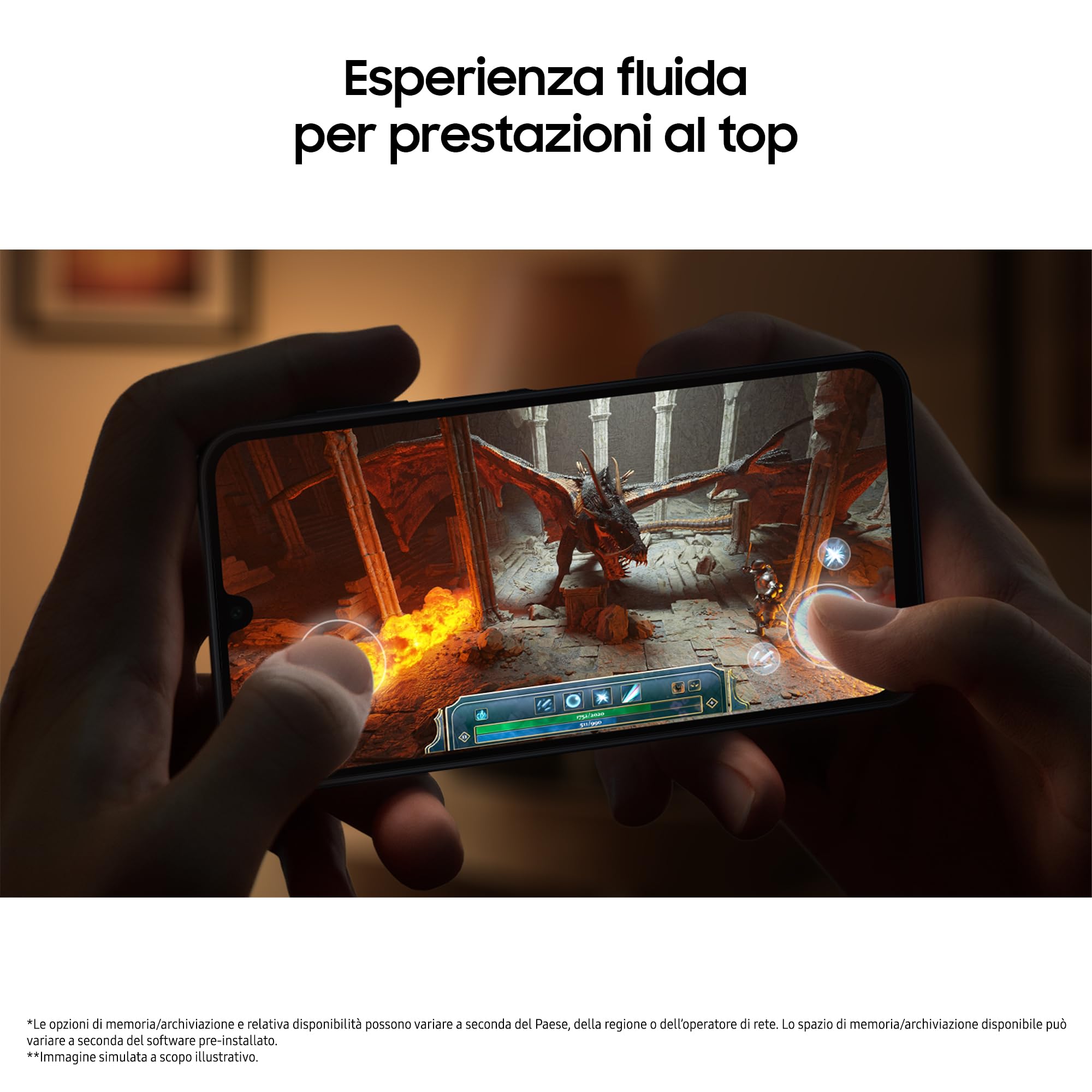 Samsung Galaxy A16, 3 anni di Garanzia del produttore, Android 14, Display Super AMOLED 6.7" FHD+, 4GB RAM, 128GB, Batteria 5.000 mAh, IP54, memoria espandibile, Black [Versione Italiana]