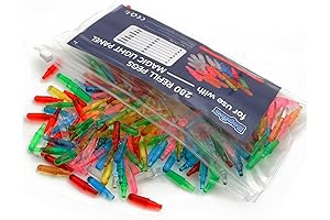 Bopika 280PCS Light Bright Pegs: Light Up Creativity for Kids