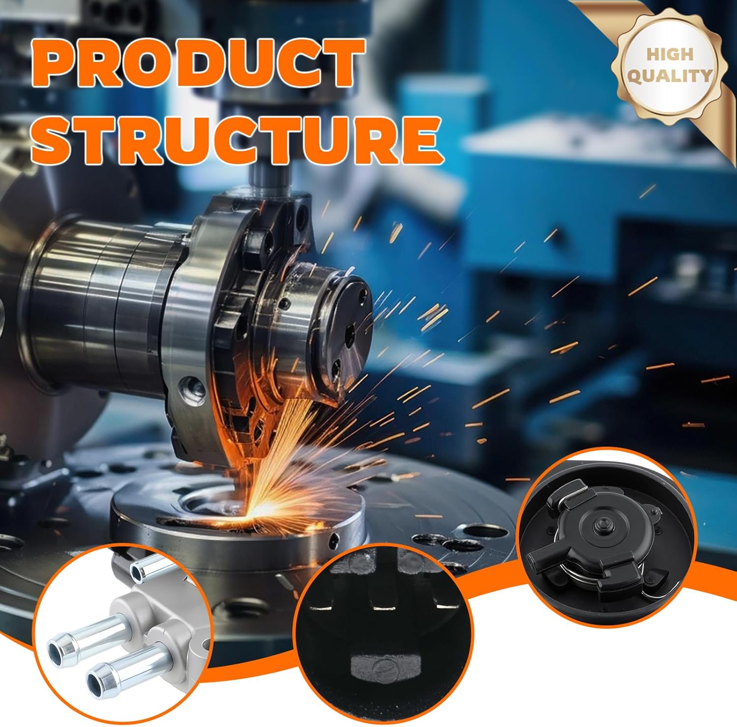 GoaMotors 36460-PAA-L21 Idle Air Control Valve IAC and Throttle Position Sensor Compatible with Honda Accord 2.3L 1998-2002 Air Idle Control Valve and TPS with Gasket Replaces 16400-P06-A11