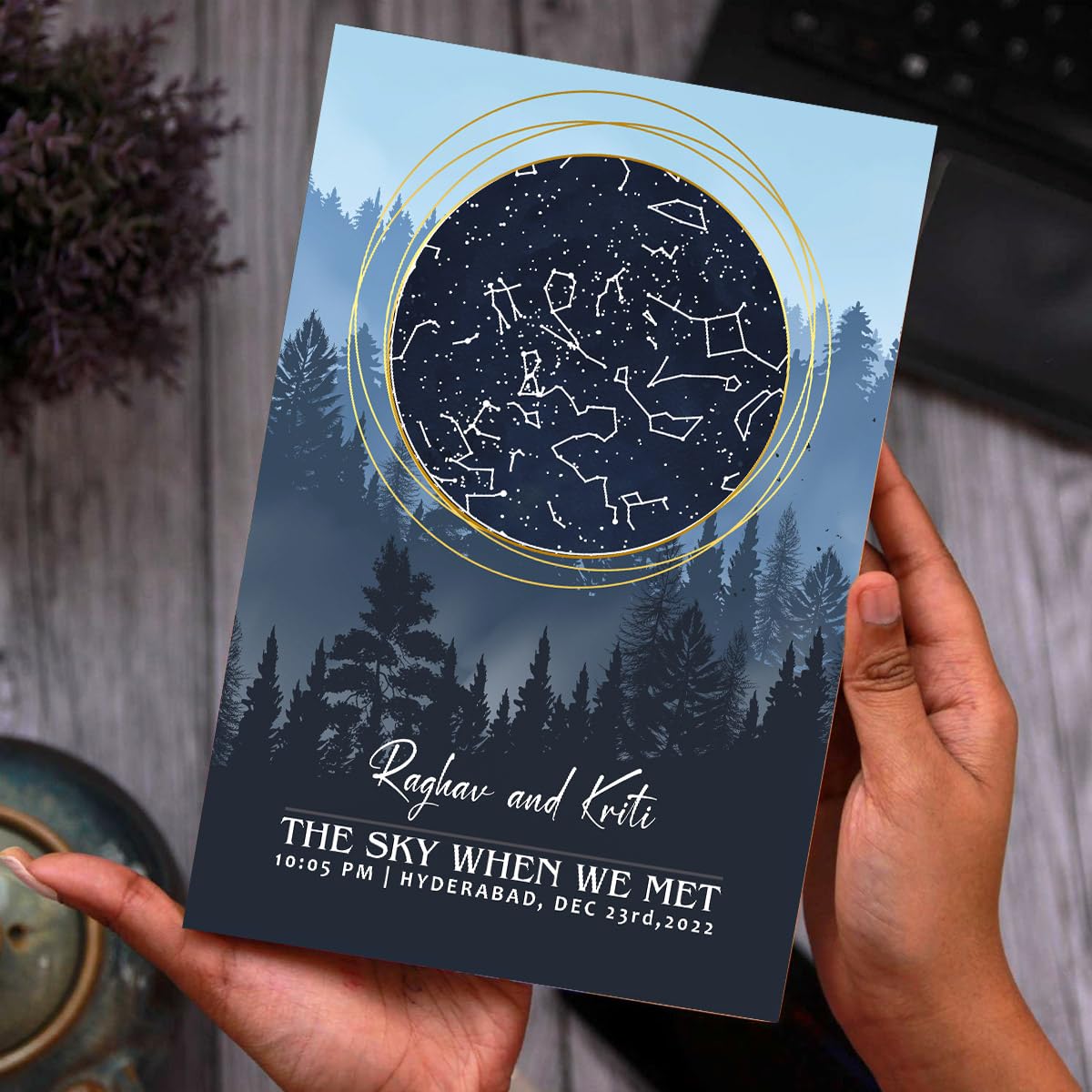 Sblossom The Sky Map When We Met | Personalized 1