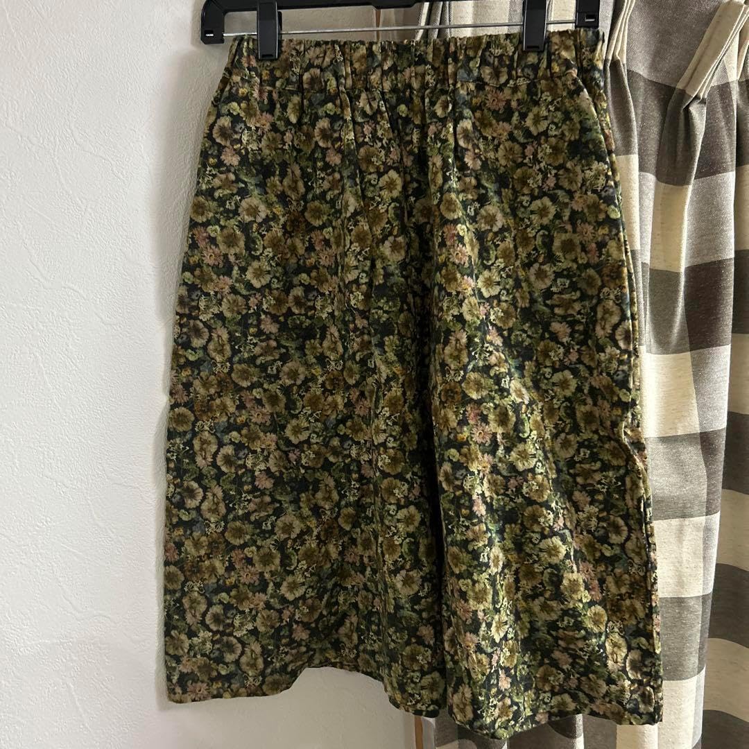 ANNTIAN ドライフラワー柄ハーフパンツ ANNTIAN ドライフラワー柄 ANNTIAN ドライフラワー柄ハーフパンツ ANNTIAN ドライフラワー柄