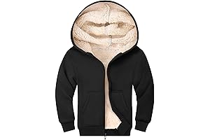 Unisex Kids Sherpa Hoodie: Warm, Cozy, and Versatile