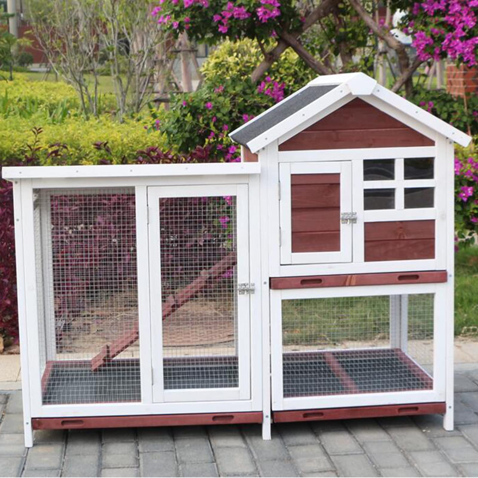 villa per gatti Villa for animali domestici a due piani con vassoio estraibile adatto for interni ed esterni Per interni