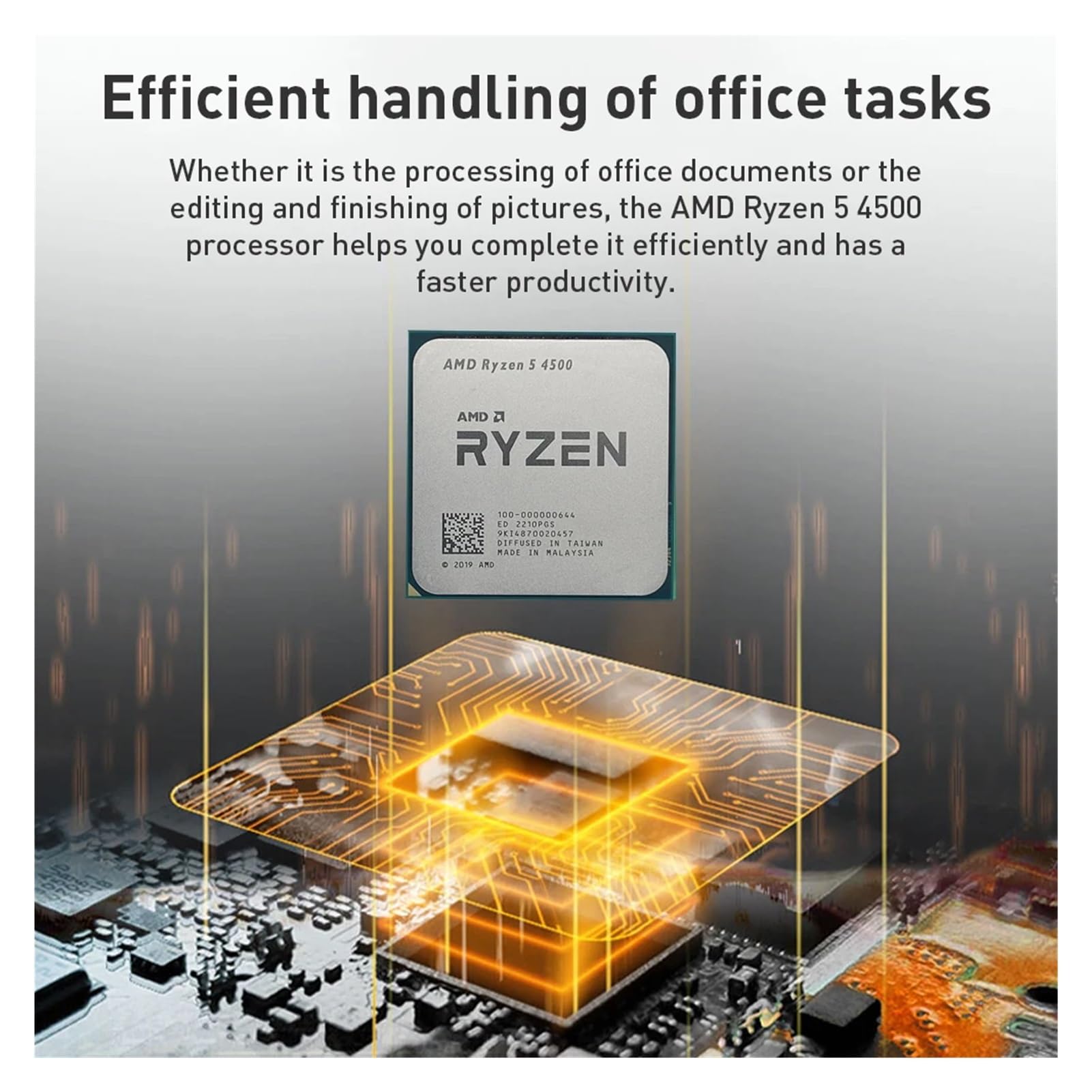 Amazon.in: Buy AMD Ryzen 5 4500 R5 4500 3.6 GHz 6-Core 12-Thread