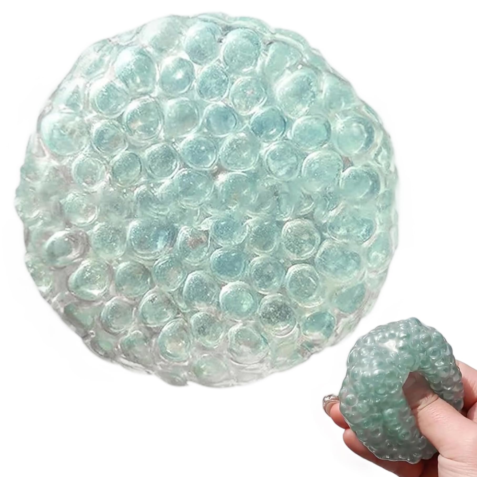 Stress Ball, Stress Relief Squeeze Ball, Noisy Sensory Beads for Kids, Adults Pressure Relief Balls, , Toys, Sensory Toys.