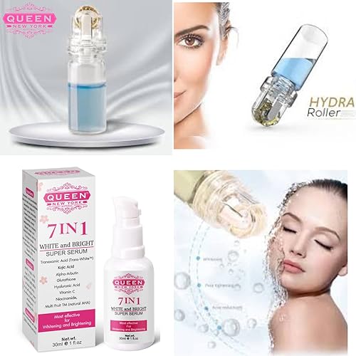 Miniatura 7 de Queen Natural New York Super Suero blanco brillante 7 en 1 - 5 ácido tranexámico 5 ácido kójico 2 alfa arbutina removedor de manchas oscuras