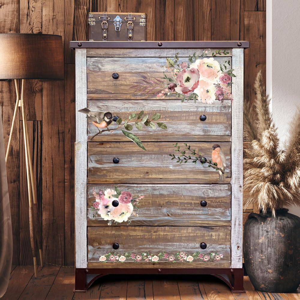 Cozy Evening 24″X35″ Prima ile Yeniden Tasarlayarak Dekor Transferi - 3 Sayfaya Kesilmiş