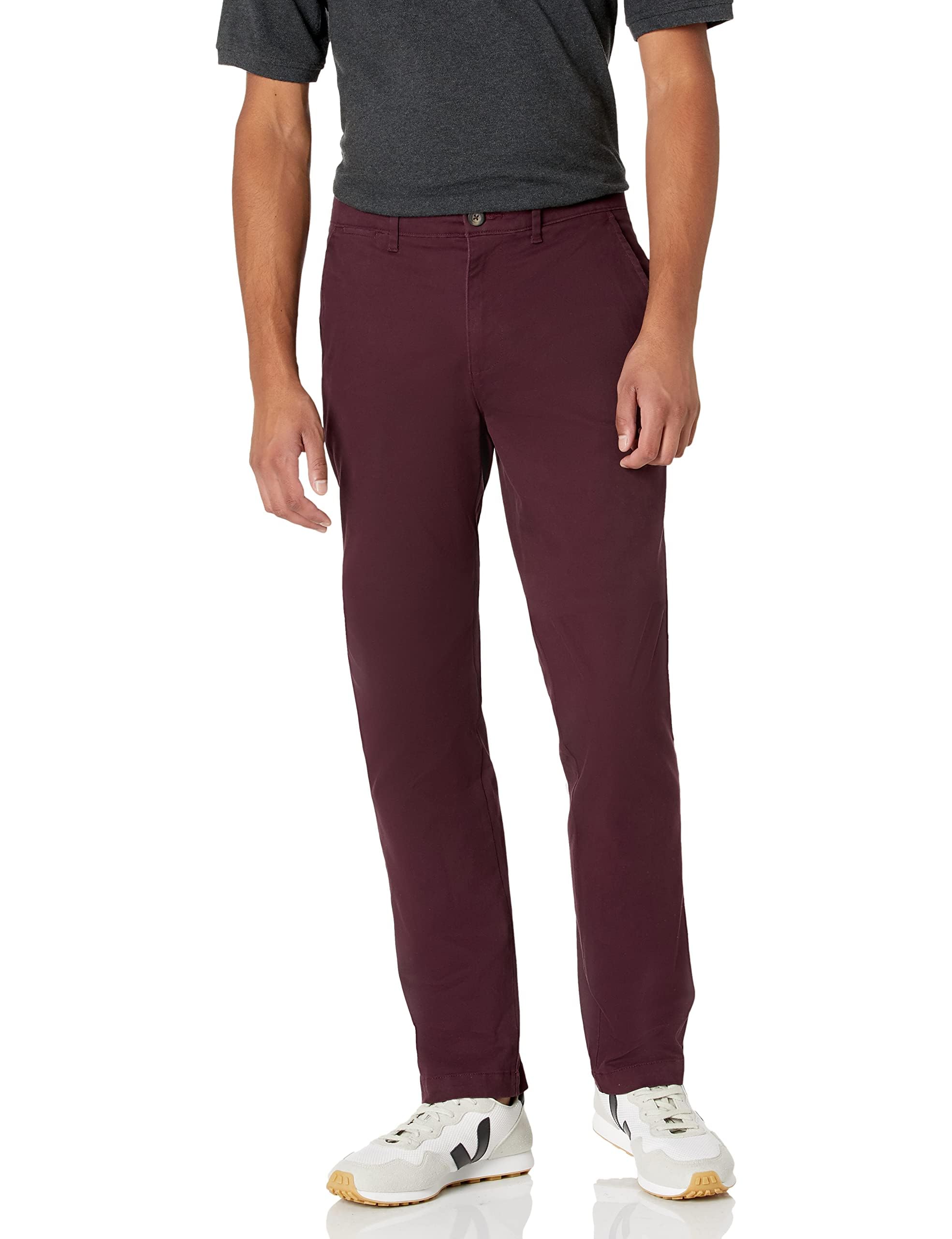 Amazon Essentials Men's Athletic Fit Casual Stretch Chino Work Trousers (Available in Big & Tall) — view 14