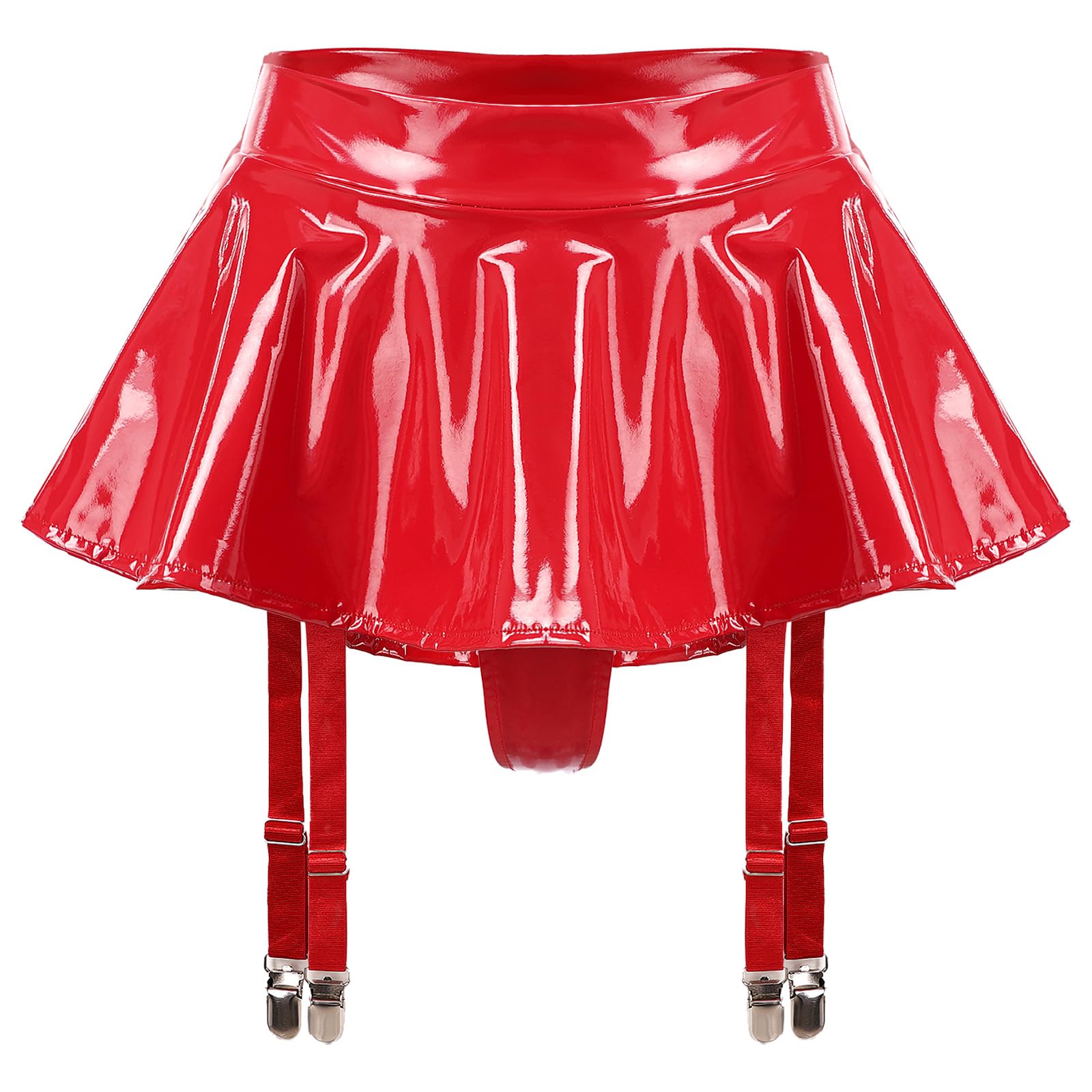Sexy Mujer Cabalde De Volante Toygas Empotradas Cinturones De Regalos Metal Clips Lencería