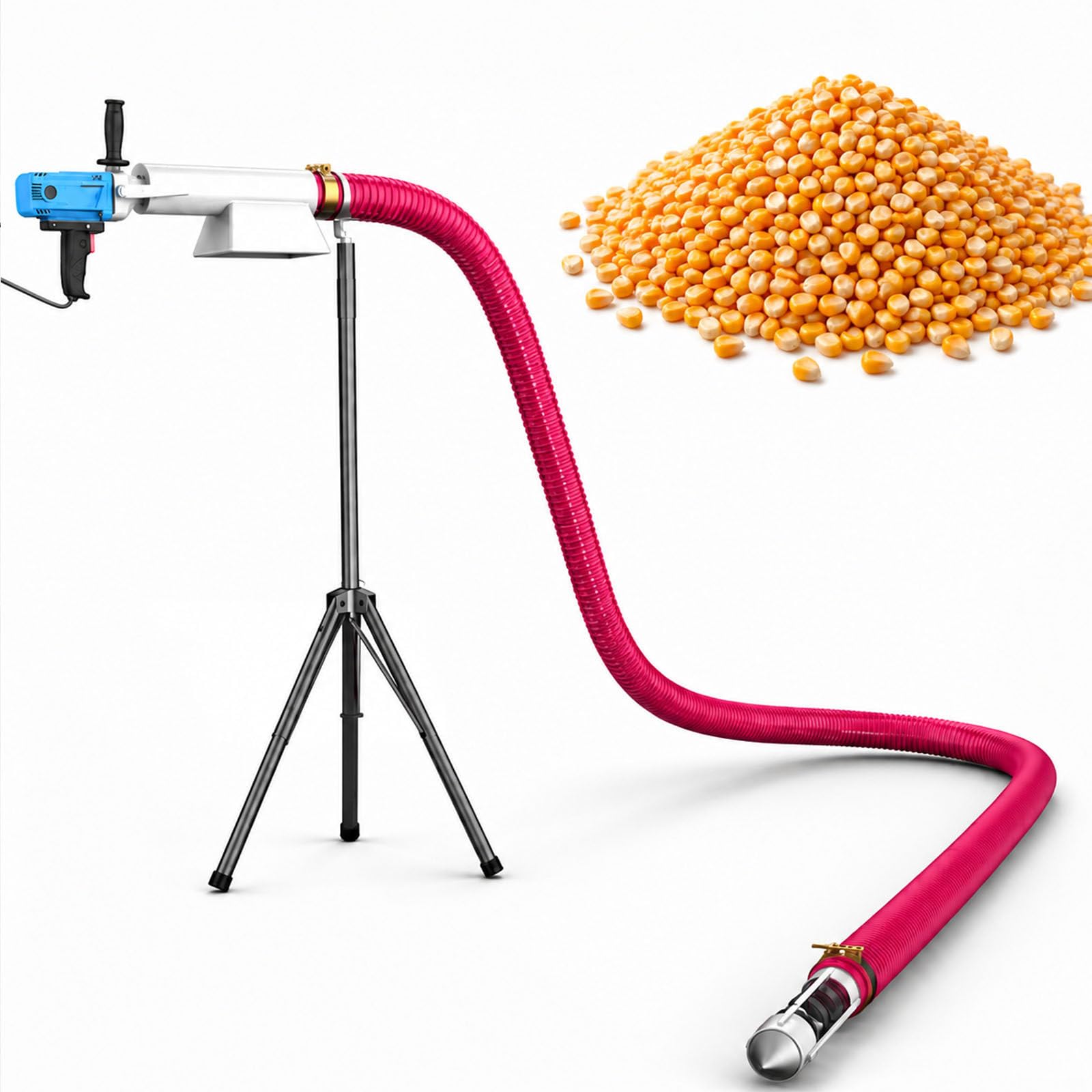 Aspiratore Portatile, Coclea Per Il Trasferimento Di Cereali 2m