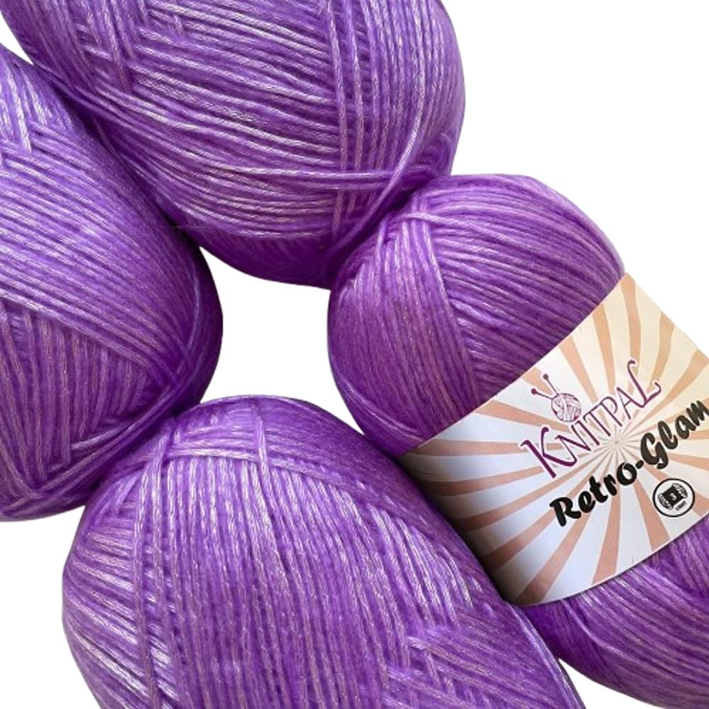 yarn Bright Creations 20 Pack Colorful Acrylic Skein Kit, Medium