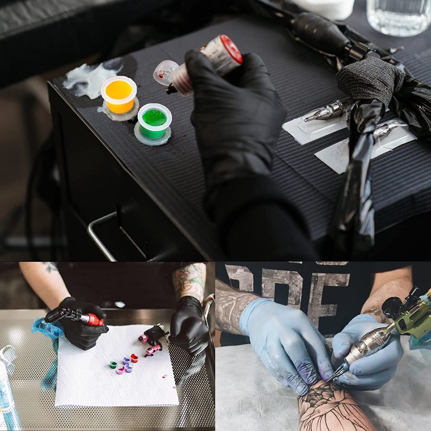 1000PCS Tattoo Ink Caps Small, Urknall 8MM Ink Cups Cap