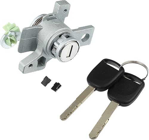 X AUTOHAUX 1 juego de cilindros de cerradura de puerta con 2 llaves para Honda Odyssey 2005 2006 2007 2008 2009 2010 LH delantera izquierda del lado