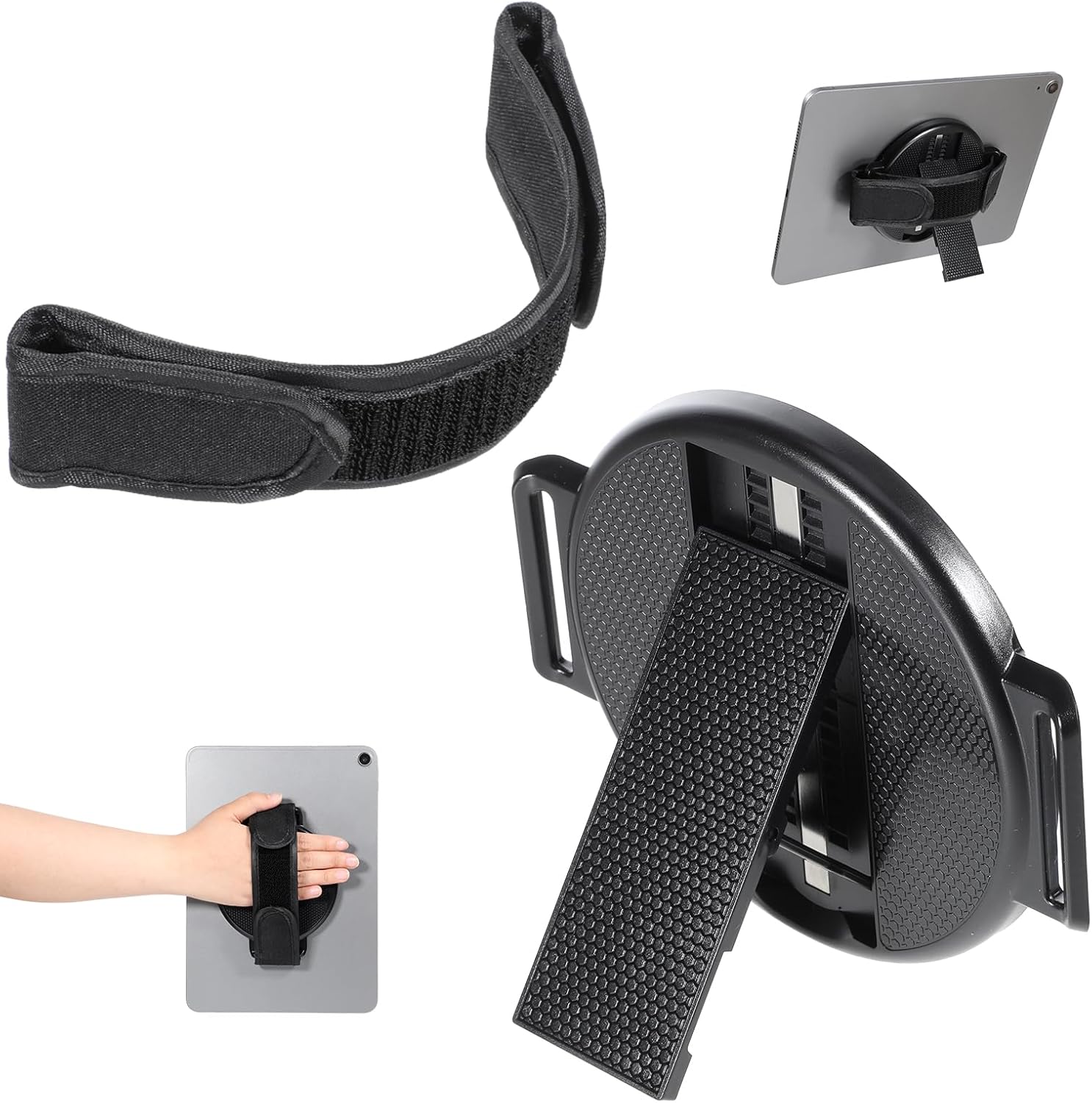 Soporte para Tablet con Asa de Mano Giratorio 360°