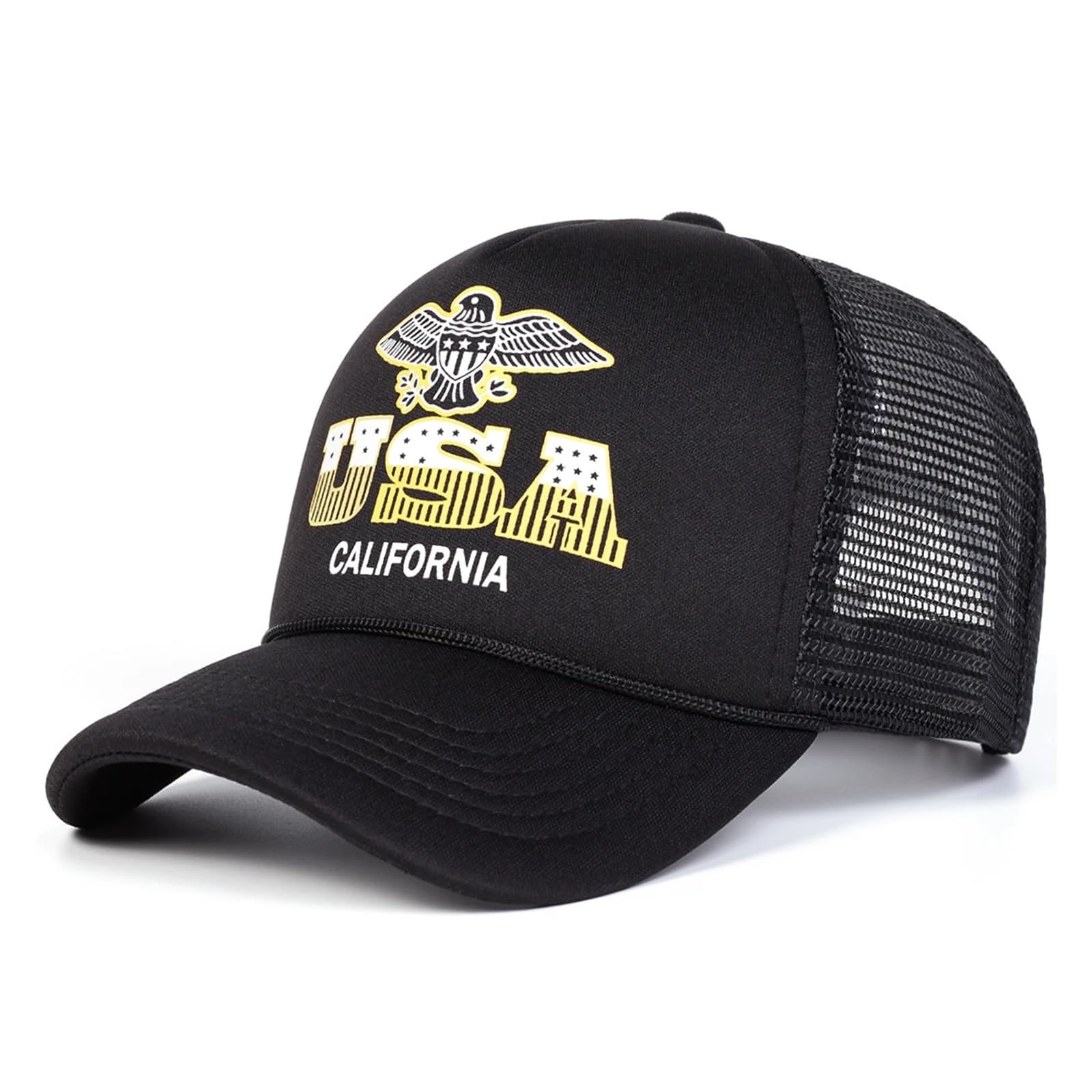 Gorra de red de béisbol California para evitar el calor con ajuste cómodo 5