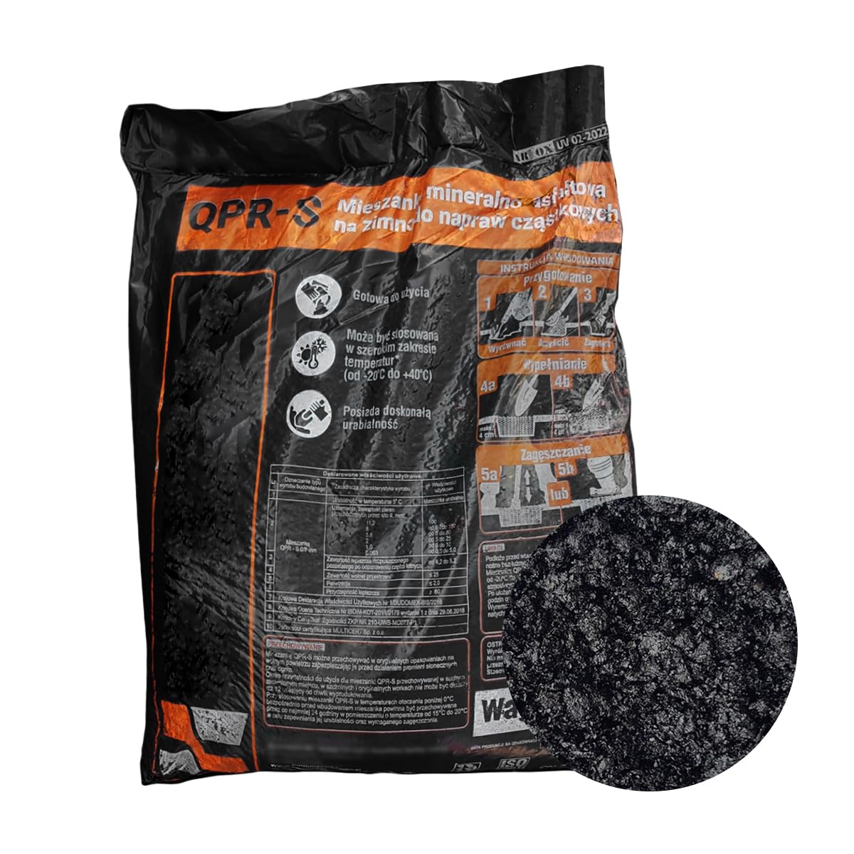 Budomex Bis QPR-S Kaltasphalt in 25 kg Sackware