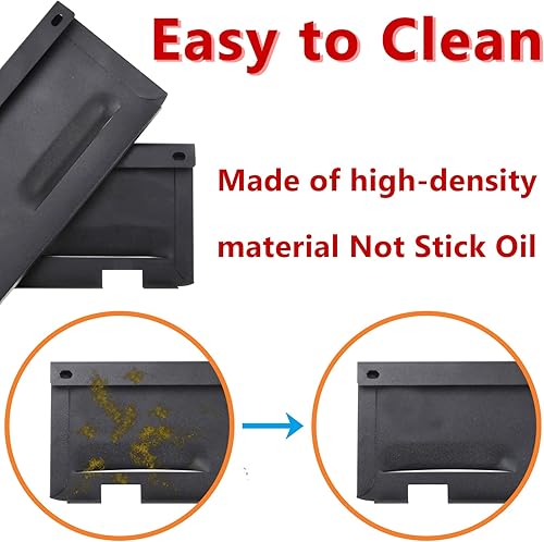 Miniatura 6 de GasSaf 5022 Wind Guards for Blackstone 22" Griddle and Other Griddle, Set of 4 PCS Black Durable Windproof Wind Screen for Outdoor Cooking