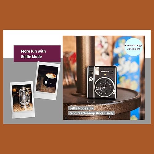 Miniatura 4 de Fujifilm Cámara Instax Mini 40 de película instantánea negra + paquete de 20 impresiones instantáneas Instax