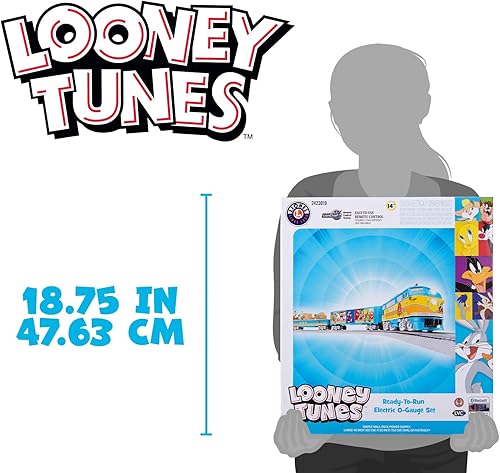 Miniatura 22 de Lionel Looney Tunes Freight LionChief 5.0 - Juego de tren eléctrico de calibre O con Bluetooth y control remoto